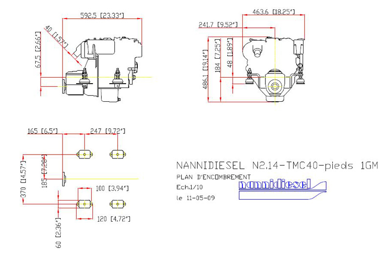 N2.14 TMC40 Pieds 1GM10