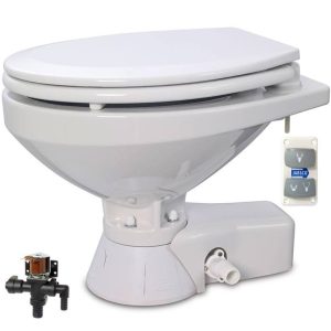Quiet Flush electric toilet