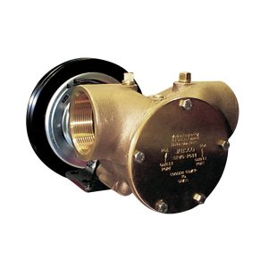 Bronze pump with electromagnetic clutch - double pulley A - 24V